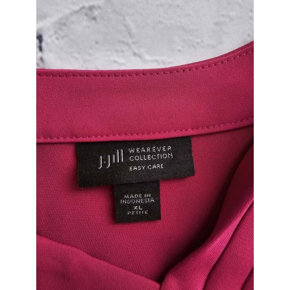 J.‎ Jill Wearever Collection Sleeveless Blouse Pink XL Petite Easy Care - Picture 5 of 9
